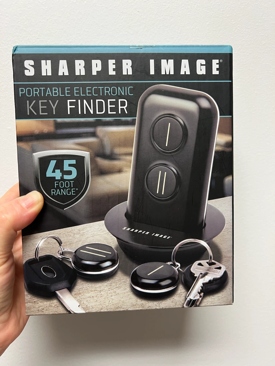 Sharper Image Portable Electronic Key Finder