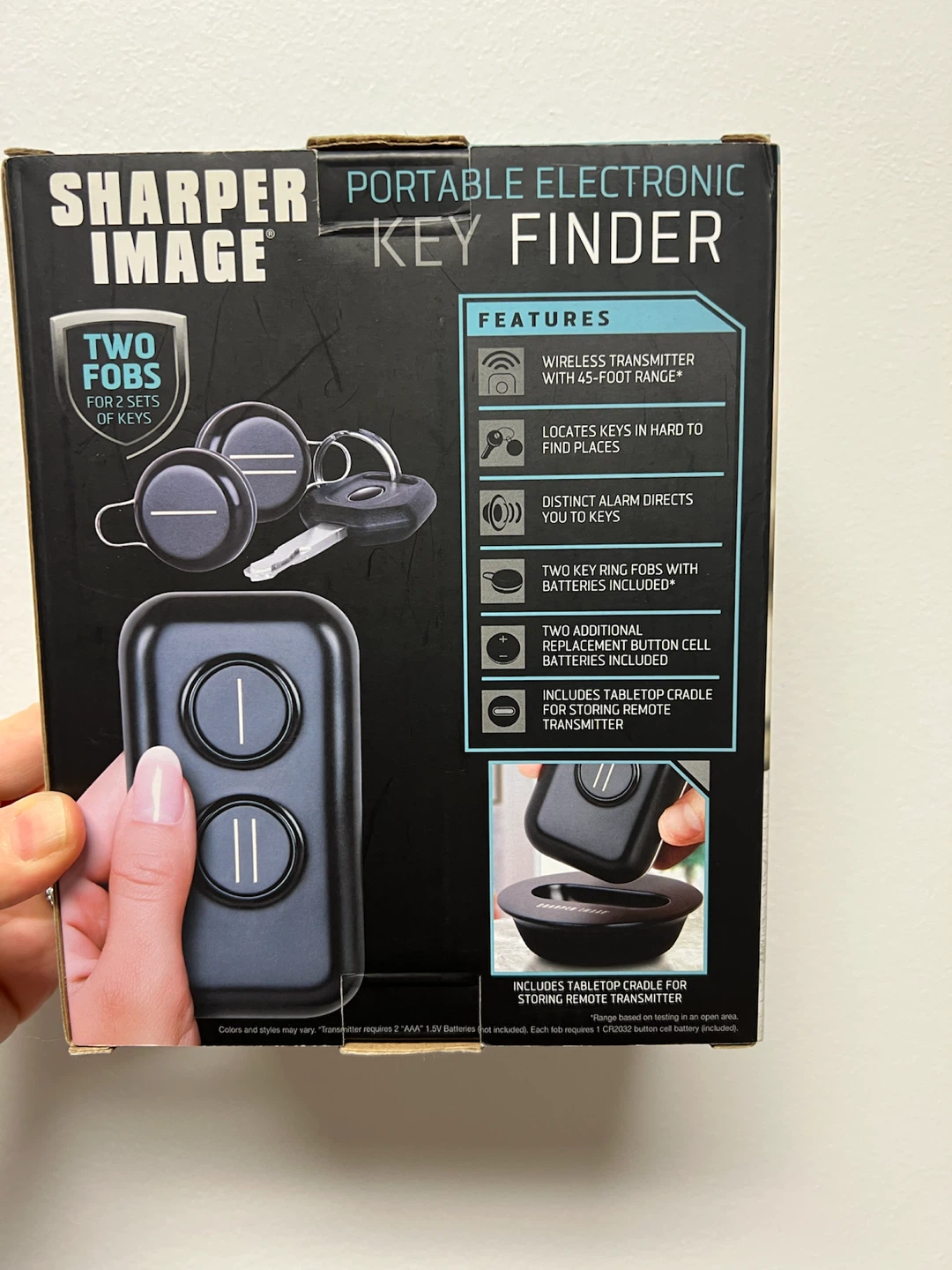 Sharper Image Portable Electronic Key Finder - photo 3