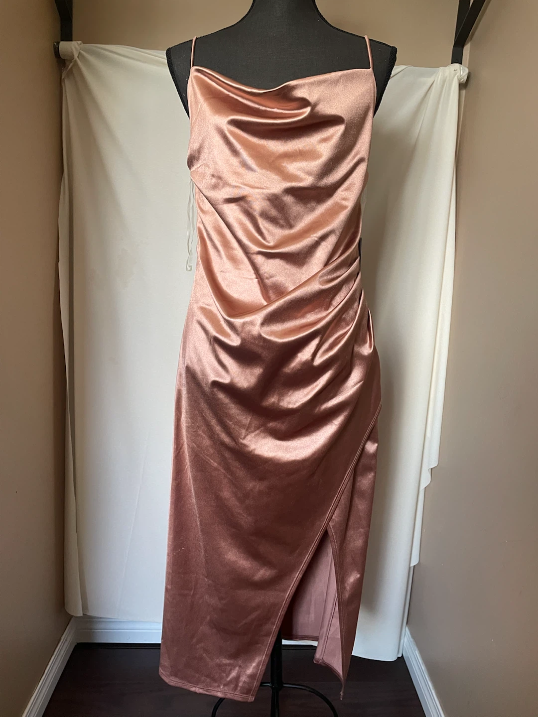 Rachel Zoe Satin Maxi Dress size Medium