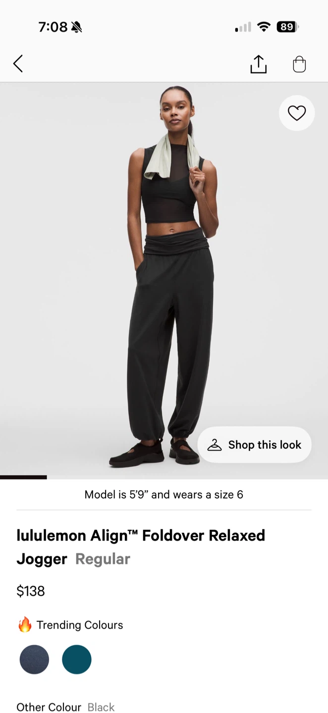 Lululemon Align Foldover Relaxed Jogger - photo 3