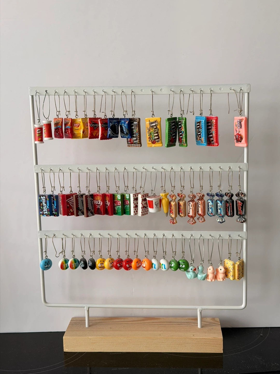 Miniature Snack and Candy Charm Earrings Collection