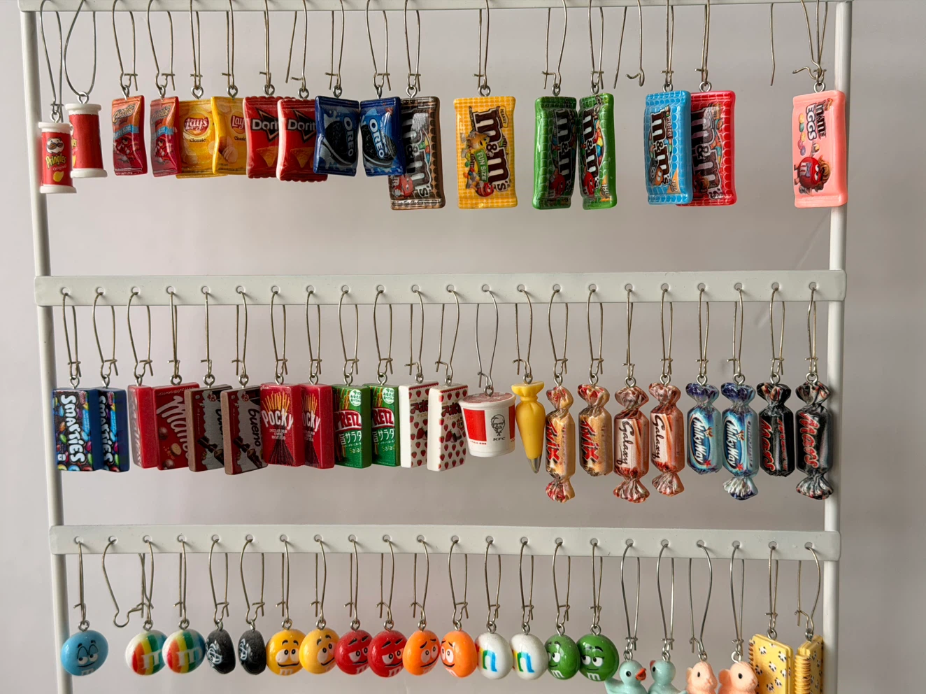 Miniature Snack and Candy Charm Earrings Collection - photo 4