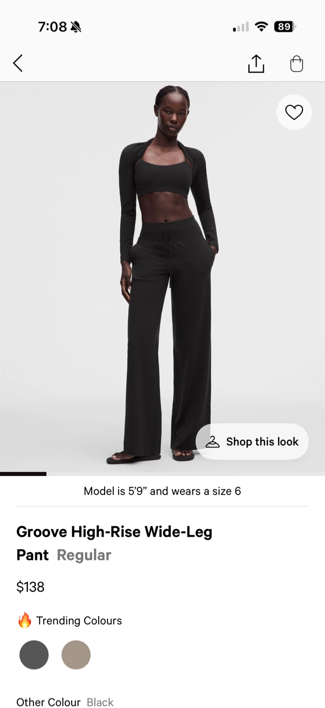Lululemon Groove High-Rise Wide-Leg Pant - photo 4