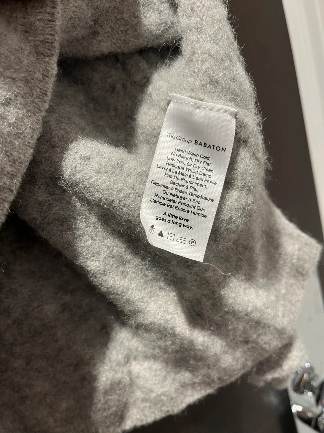Babaton Grey Knit Sweater - photo 3