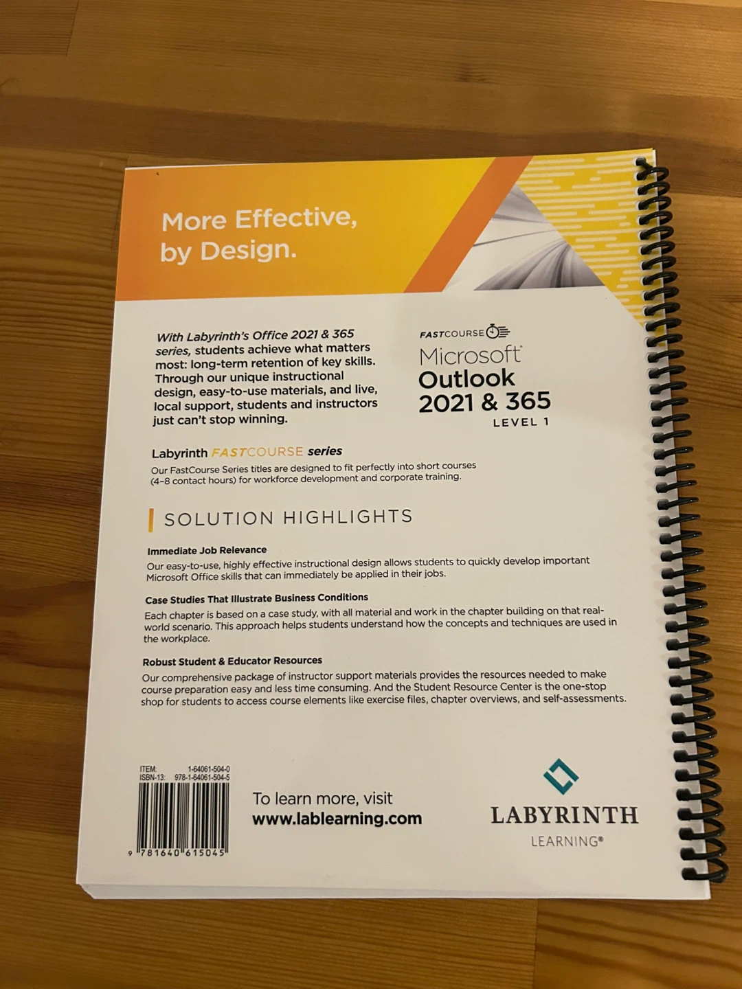 Microsoft Outlook 2021 & 365 Level 1 Book - photo 2