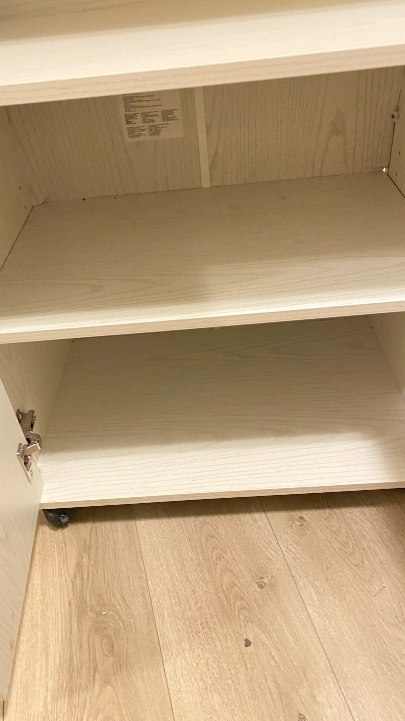 HOMCOM White Oak Microwave Cart - photo 3