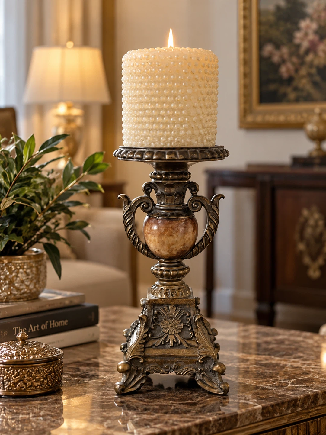 Ornate Decorative Candle Holder