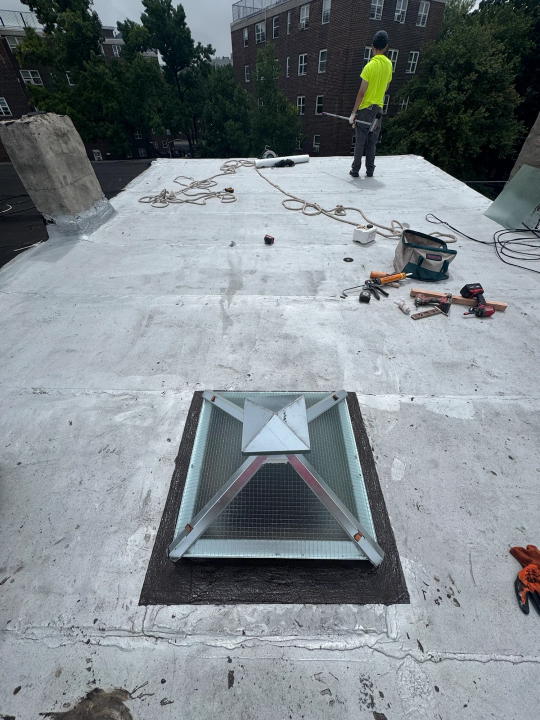 Metal Roof Skylight Hatch