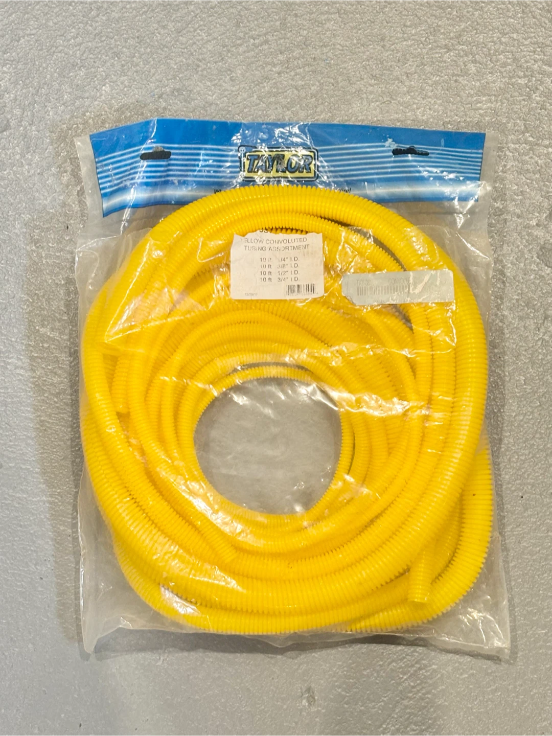 Cable Yellow Convoluted protective Tubing Assortment