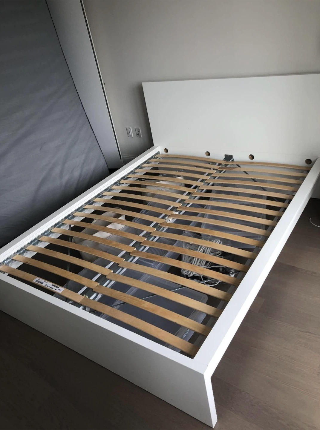 IKEA Full bed frame in white colour