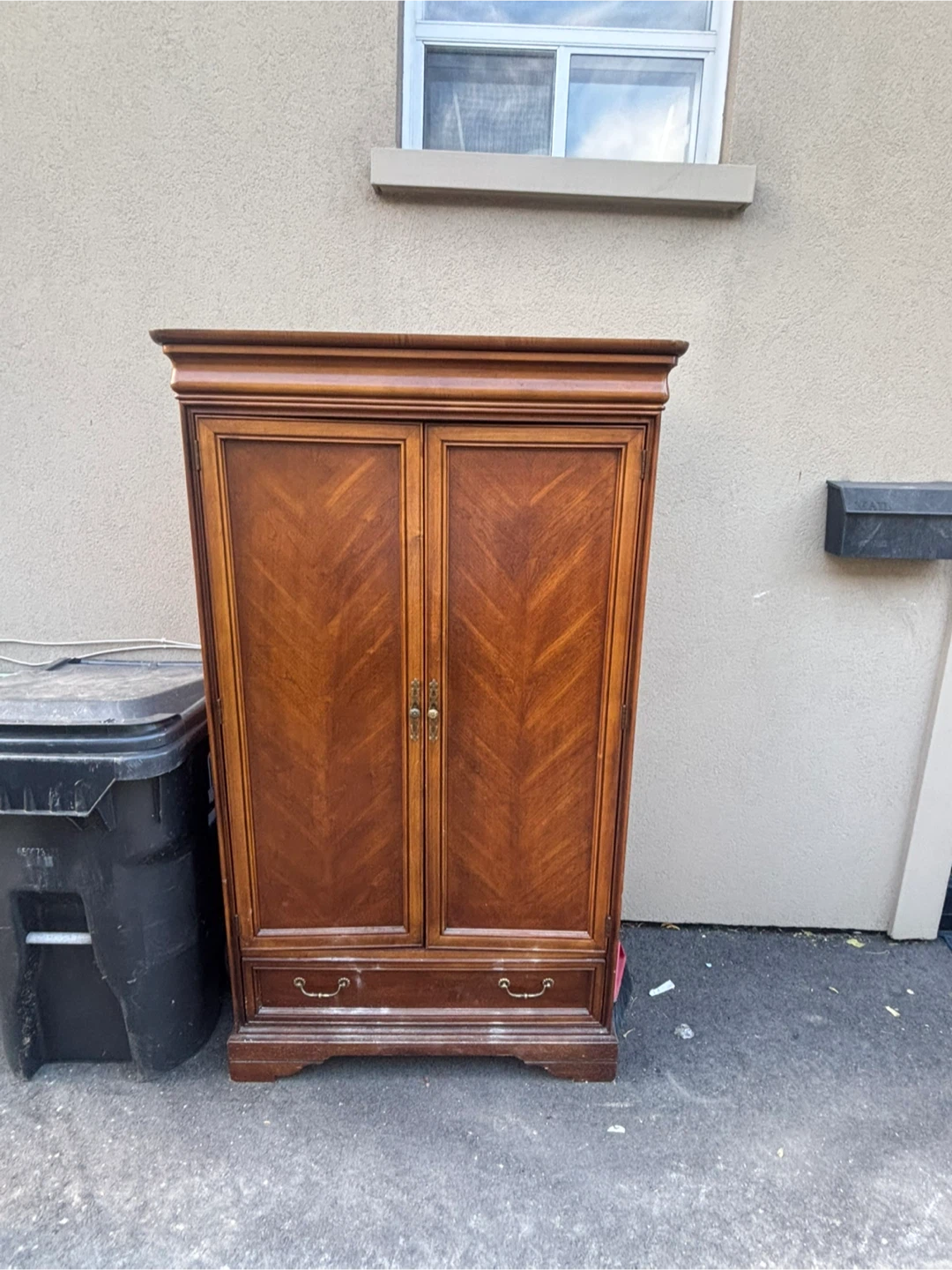Traditional Wood Armoire
