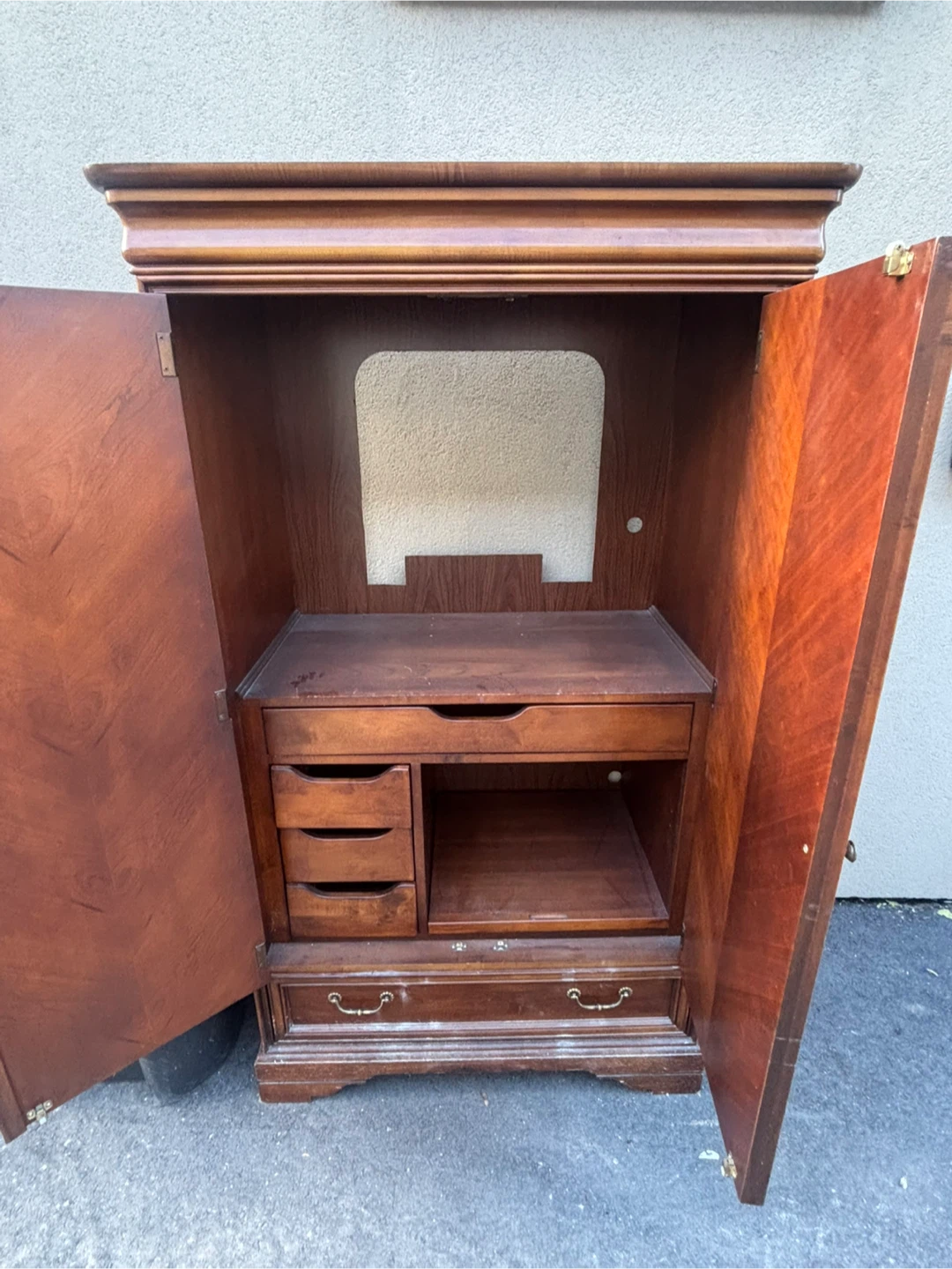 Traditional Wood Armoire - photo 2
