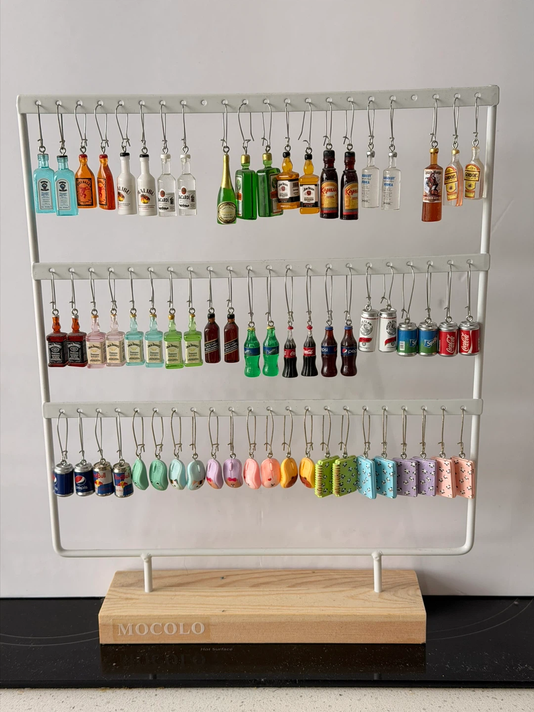 Miniature novelty drink bottle and can earrings - photo 2