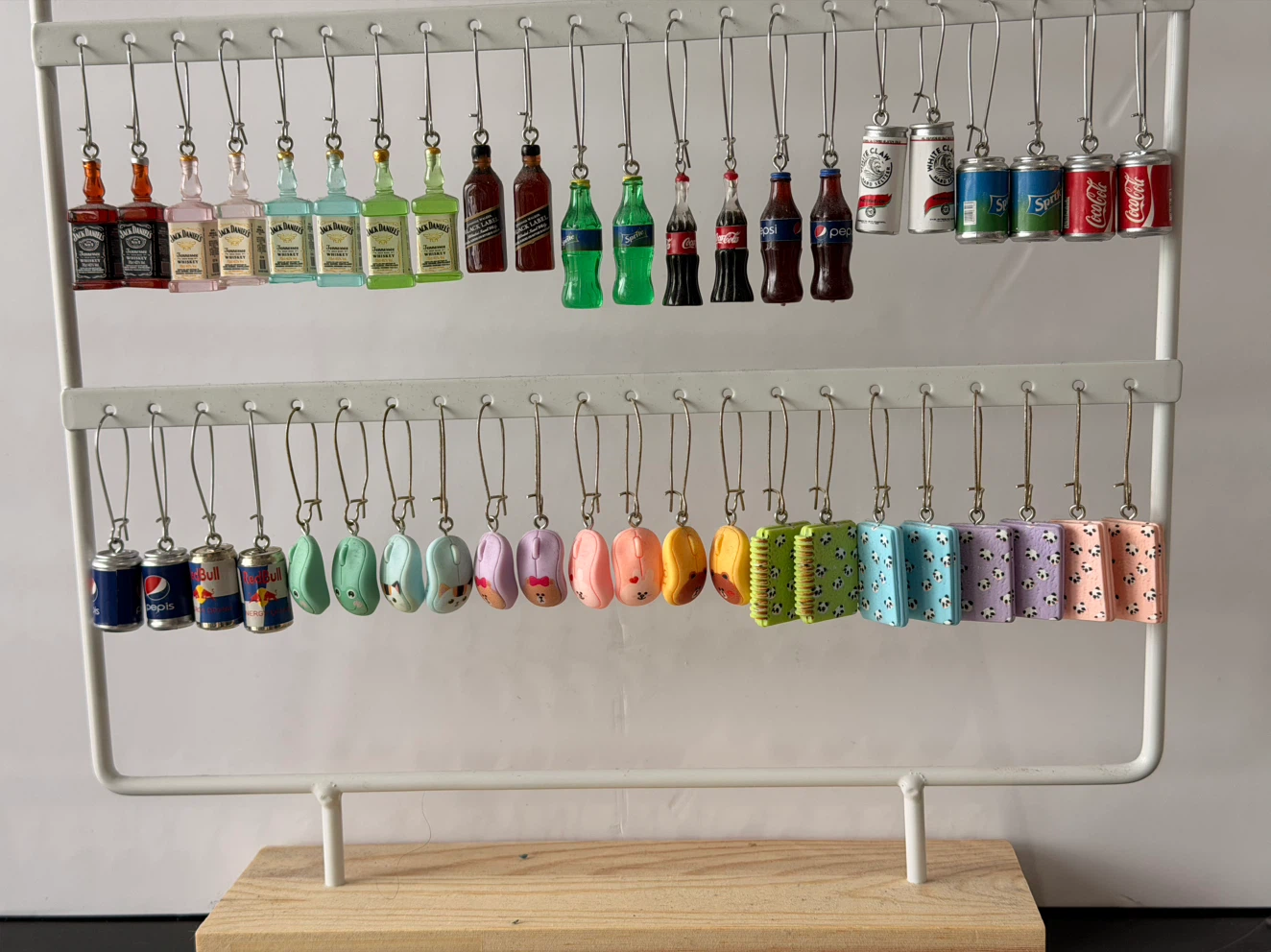 Miniature novelty drink bottle and can earrings - photo 5