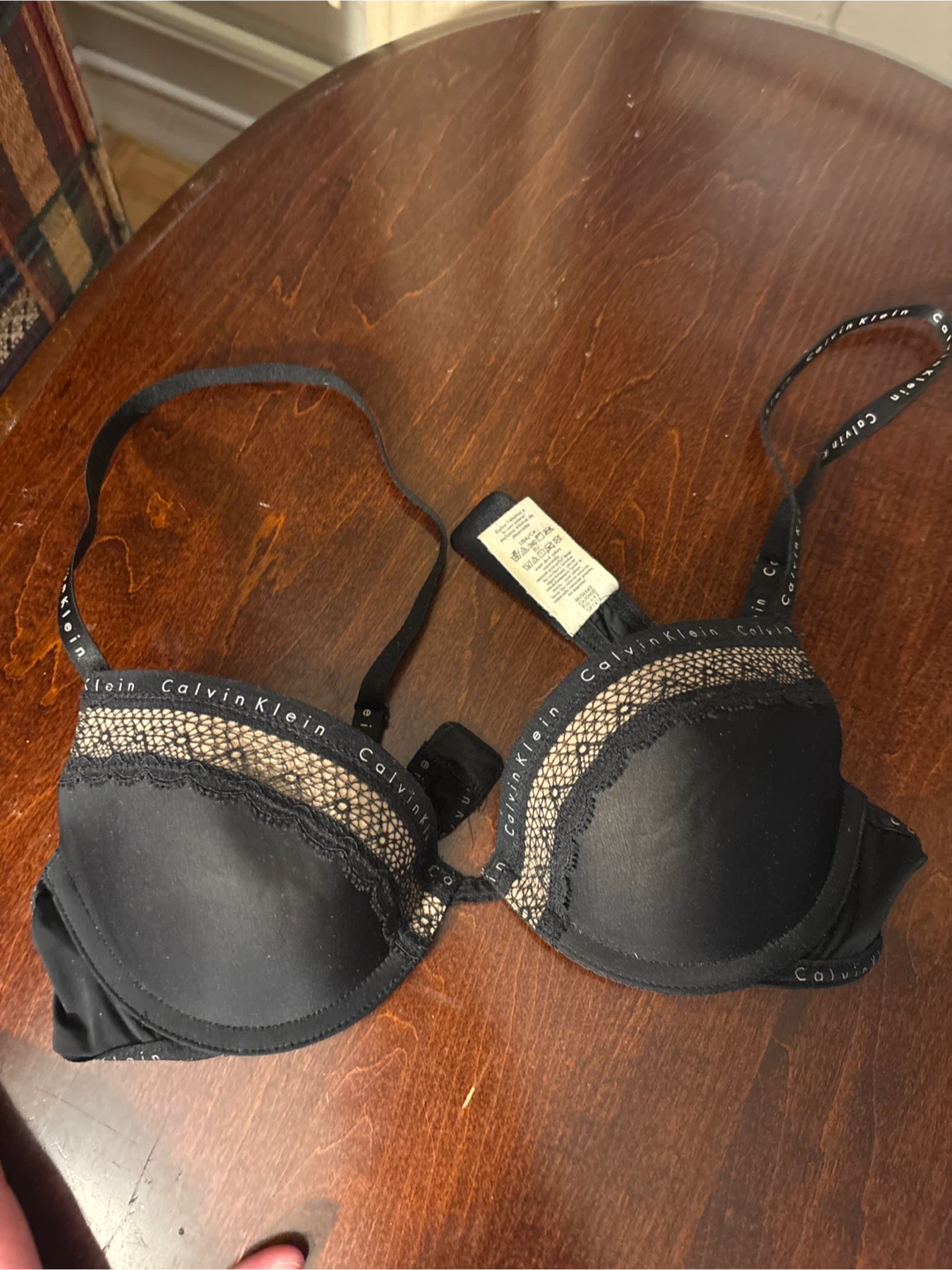 Never Worn Calvin Klein Black Lace Bra