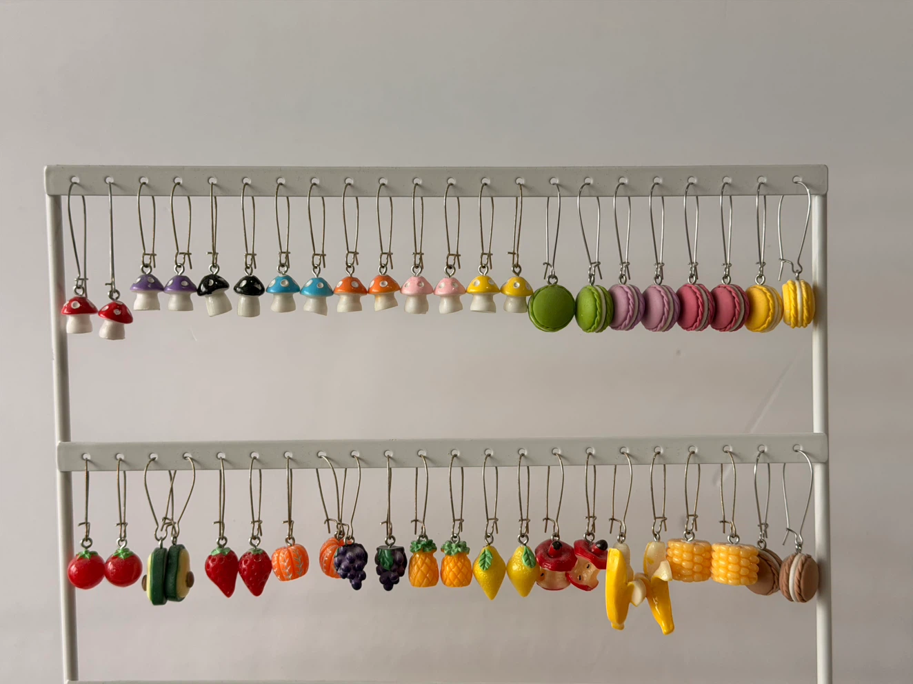 Assorted Miniature Food and Object Charm Earrings Keychains - photo 2