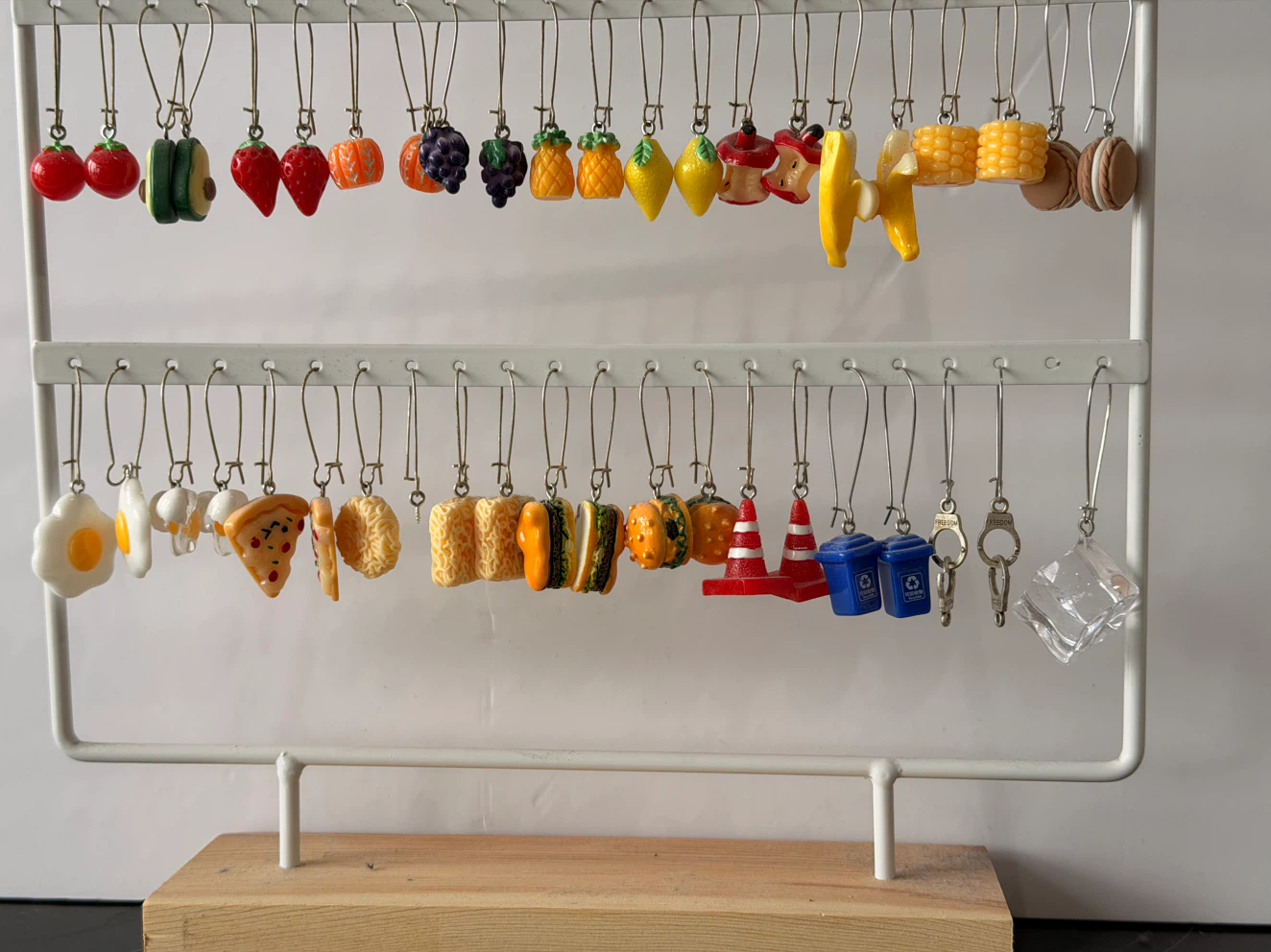 Assorted Miniature Food and Object Charm Earrings Keychains - photo 4