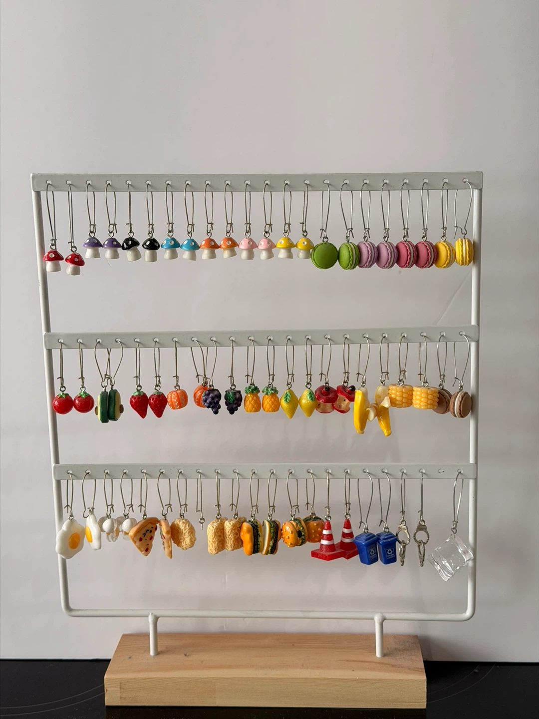 Assorted Miniature Food and Object Charm Earrings Keychains - photo 5
