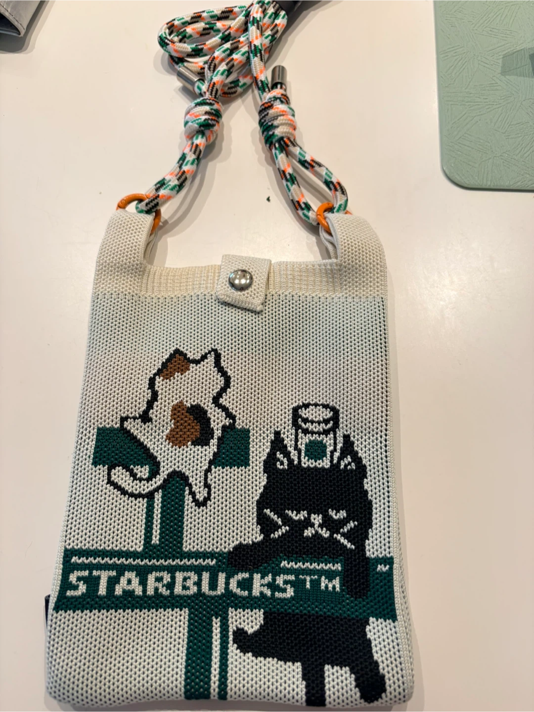 Starbucks Cat Knit Crossbody Bag - photo 3