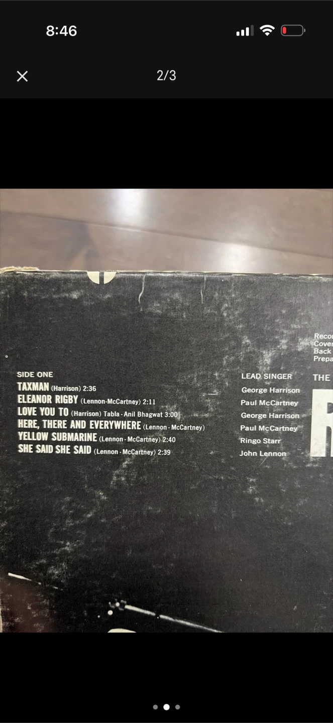 The Beatles Revolver Vinyl Record - photo 2