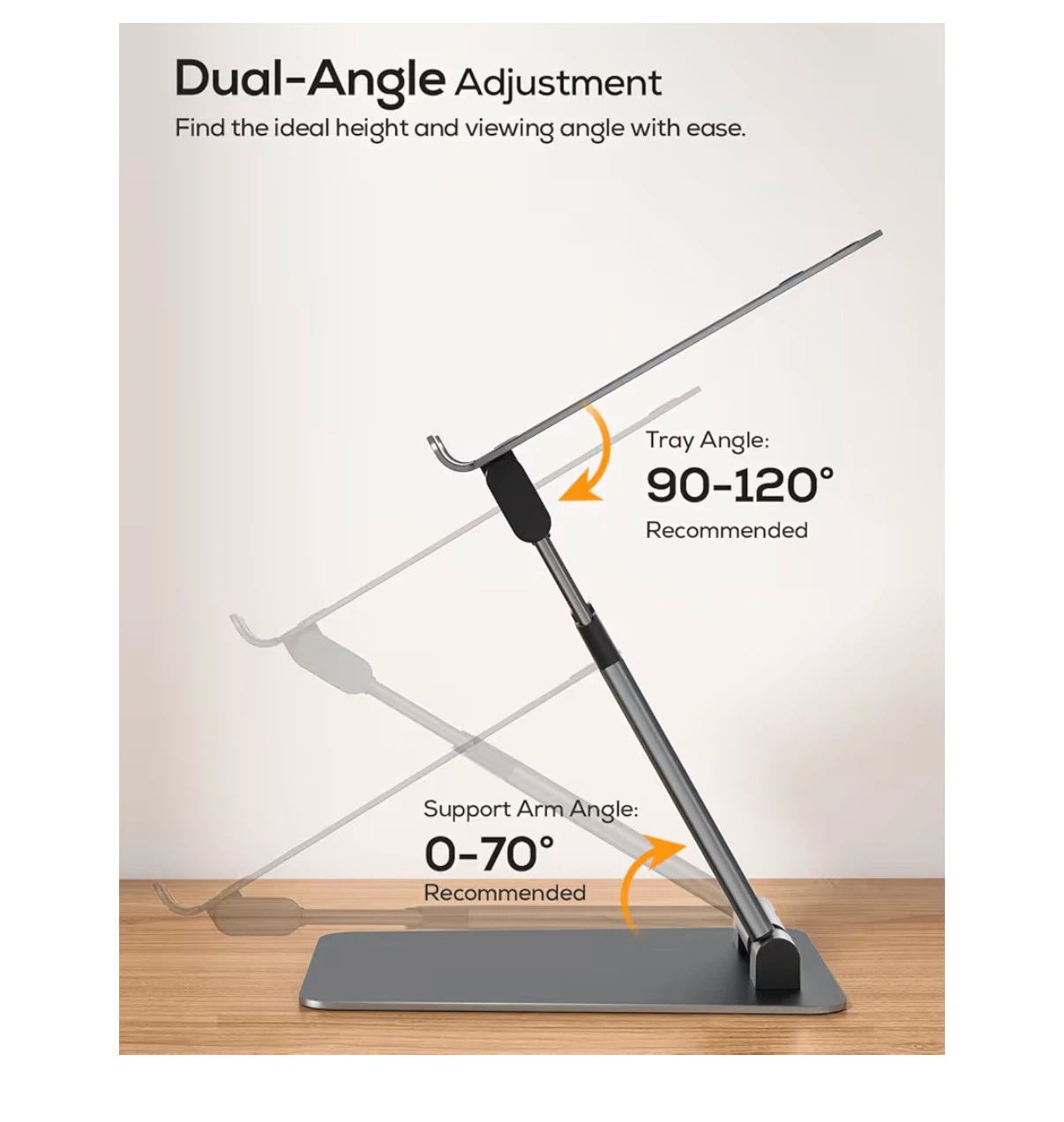 Adjustable Aluminum Laptop Stand - photo 5