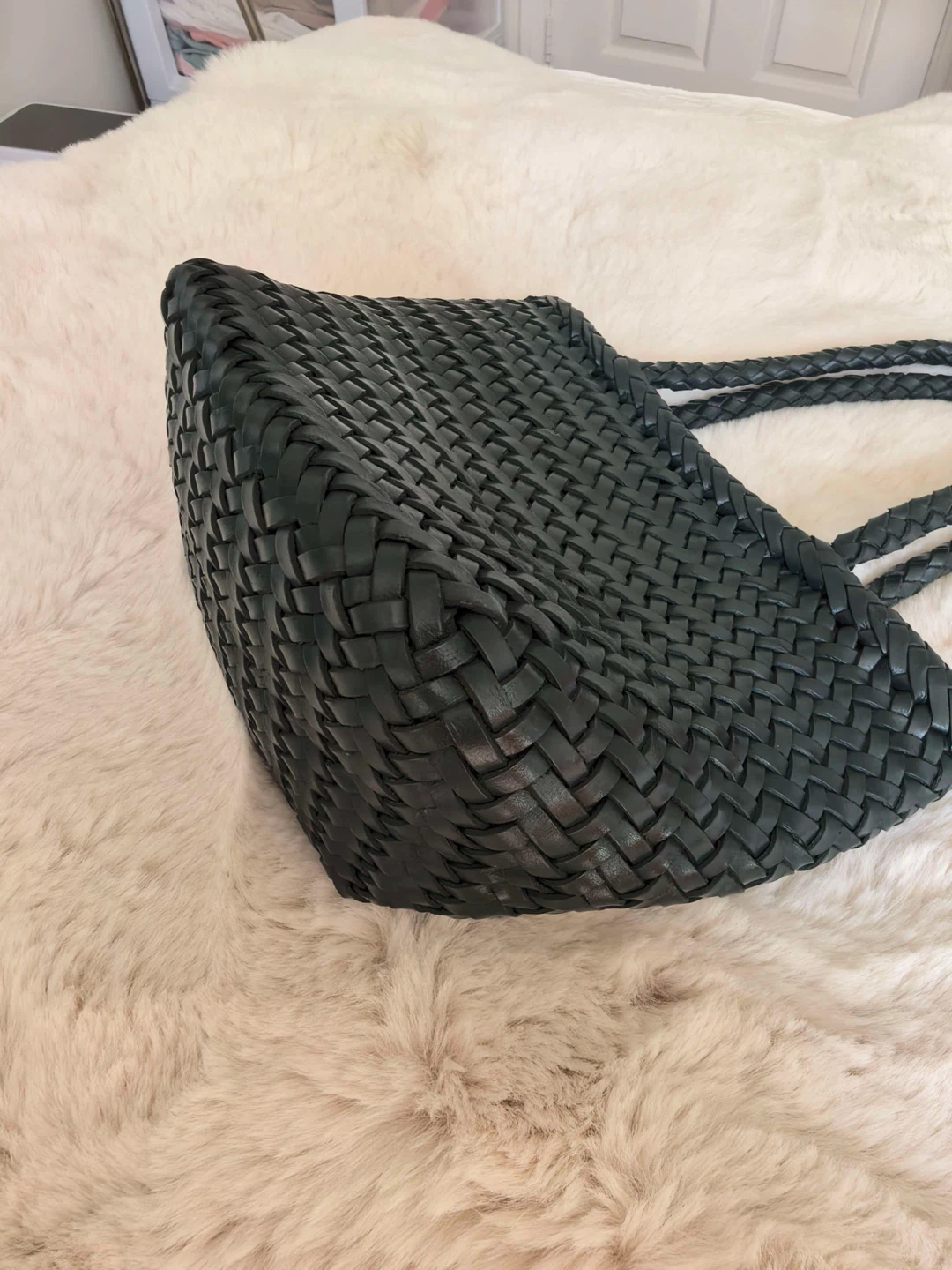 Club Monaco Woven Leather Bag - photo 3