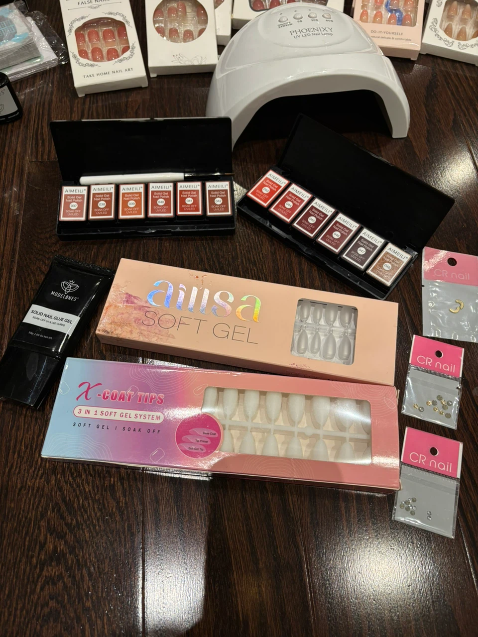 False Nail Art and Gel Polish Supply Kit - photo 2