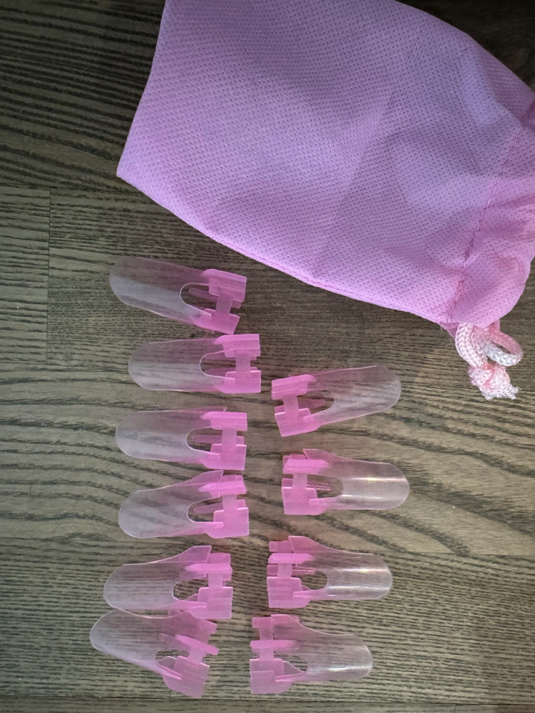 Set of 10 Pink Nail Polish nail shield - photo 2