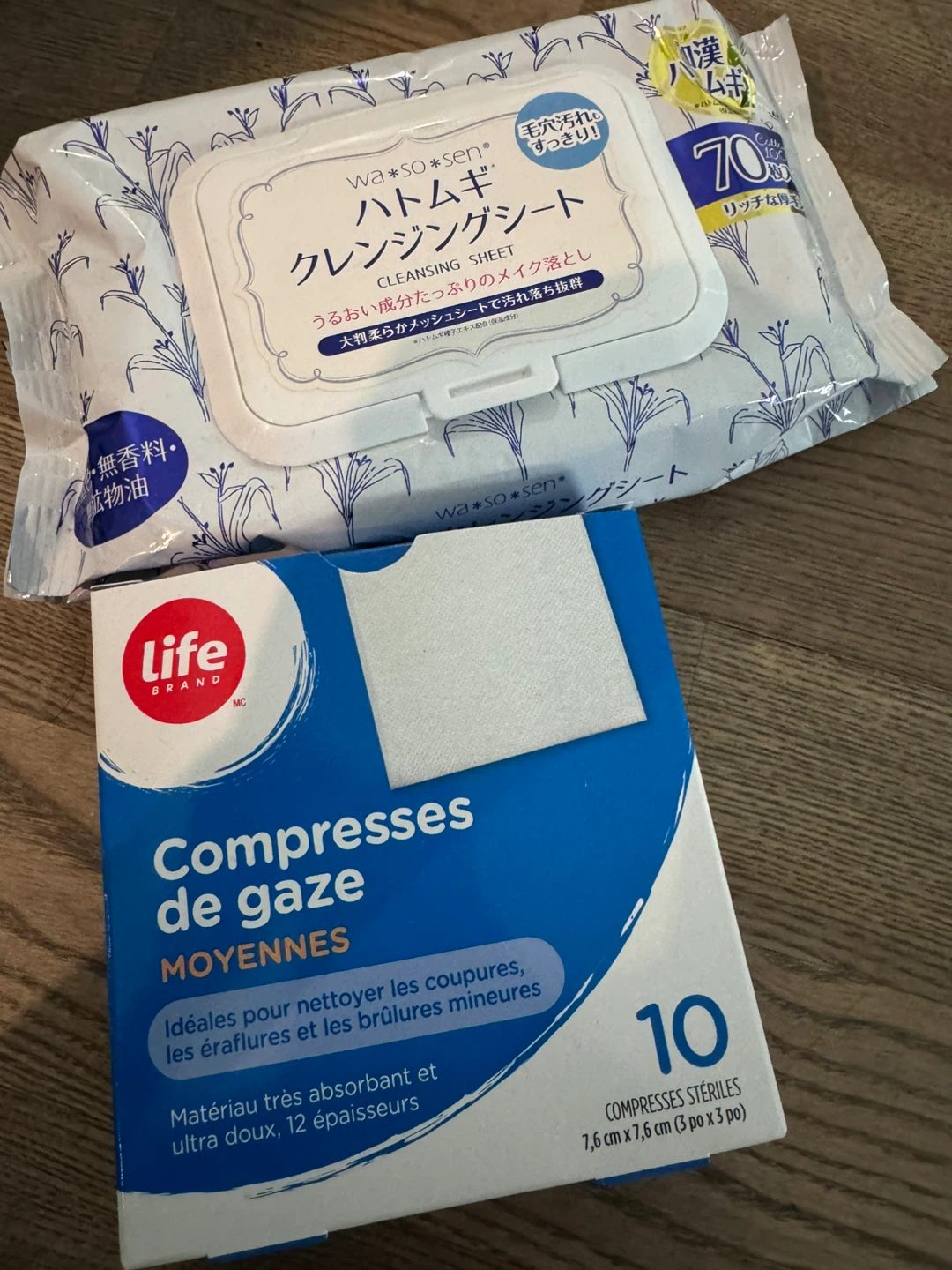 Bundle make up removal Sheets& new Gauze Pads