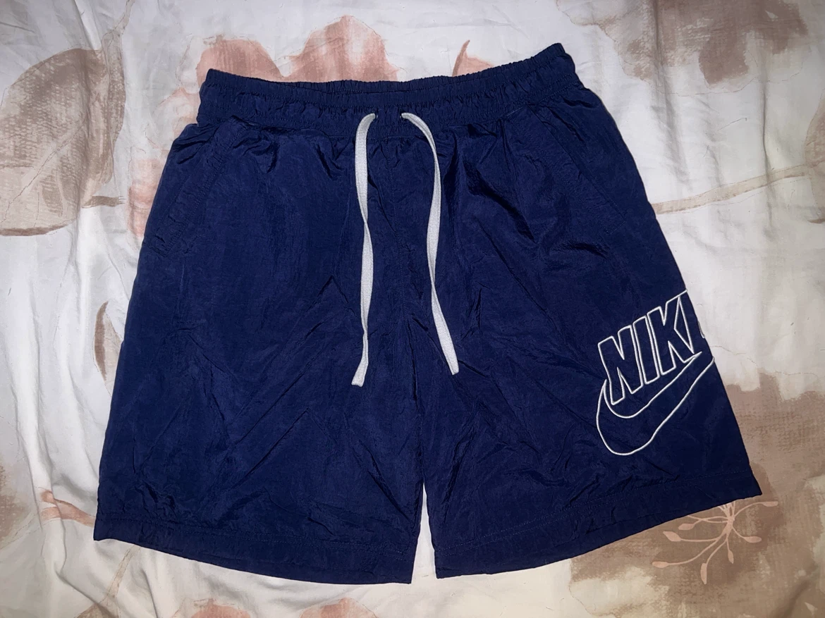 Navy Nike Nylon Shorts