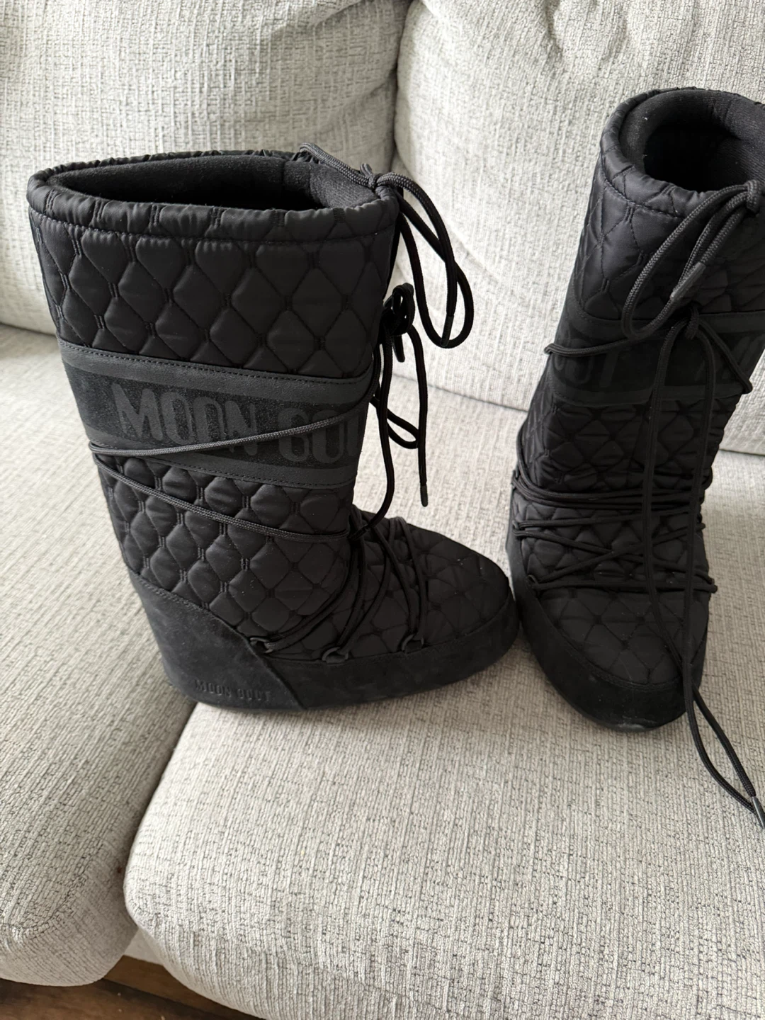 Moon Boot Quilted Black Boots - photo 2
