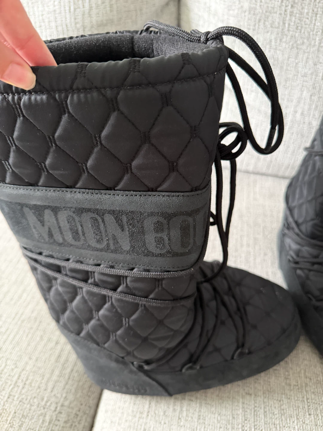 Moon Boot Quilted Black Boots - photo 3