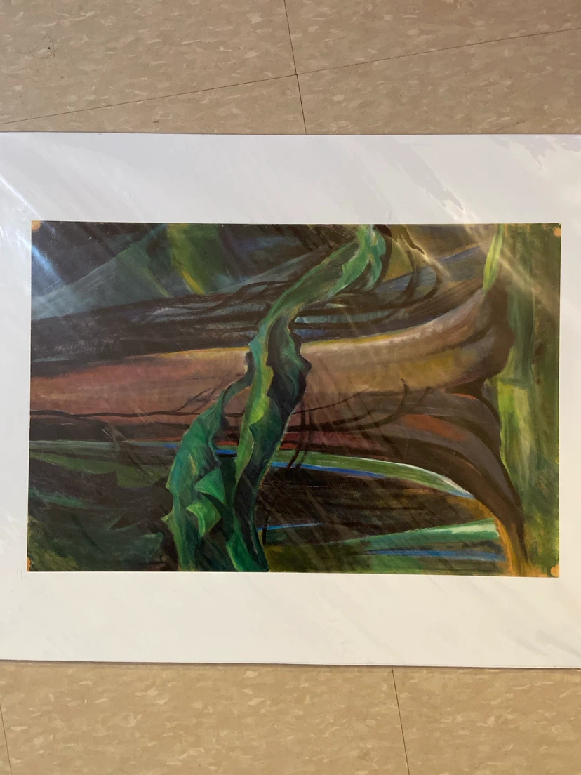 Original forest landscape art print