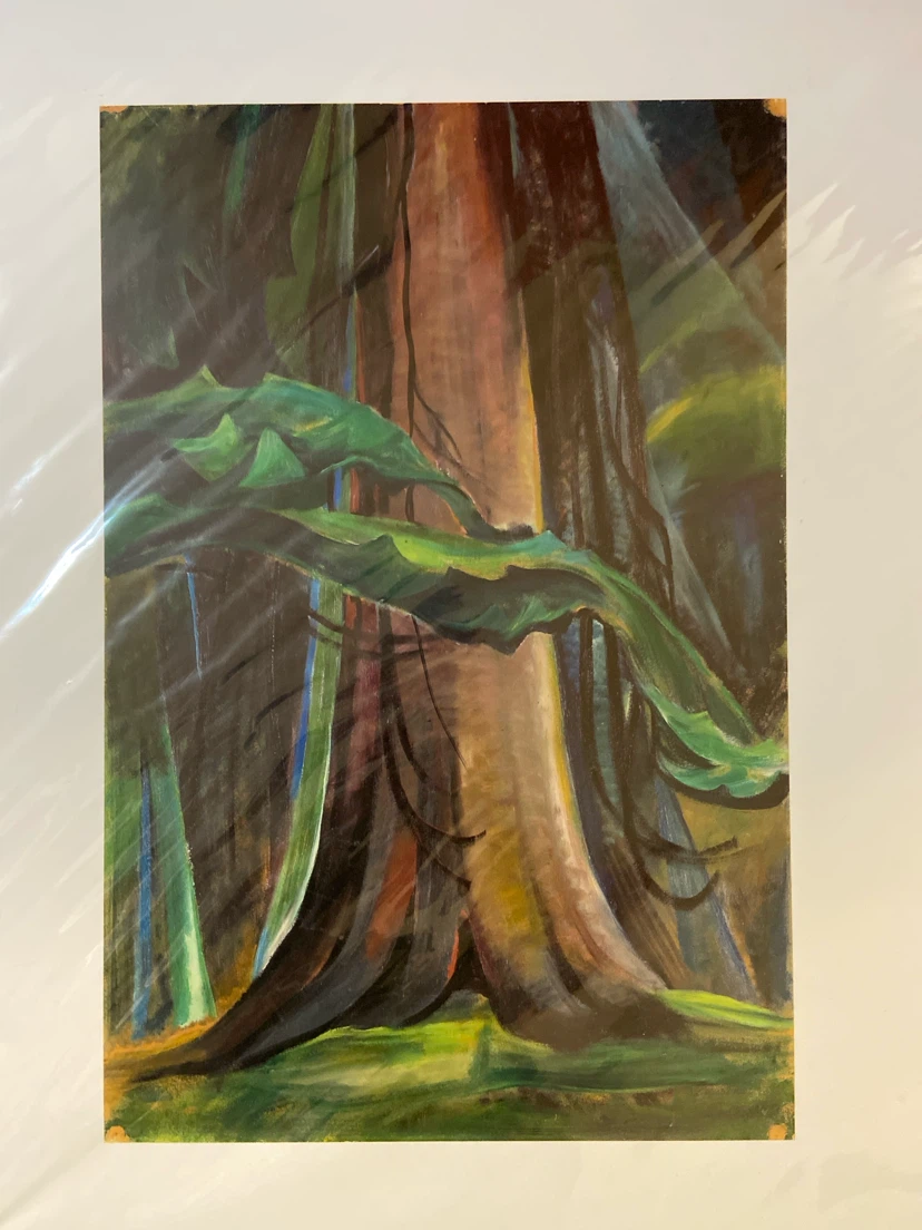 Original forest landscape art print - photo 2
