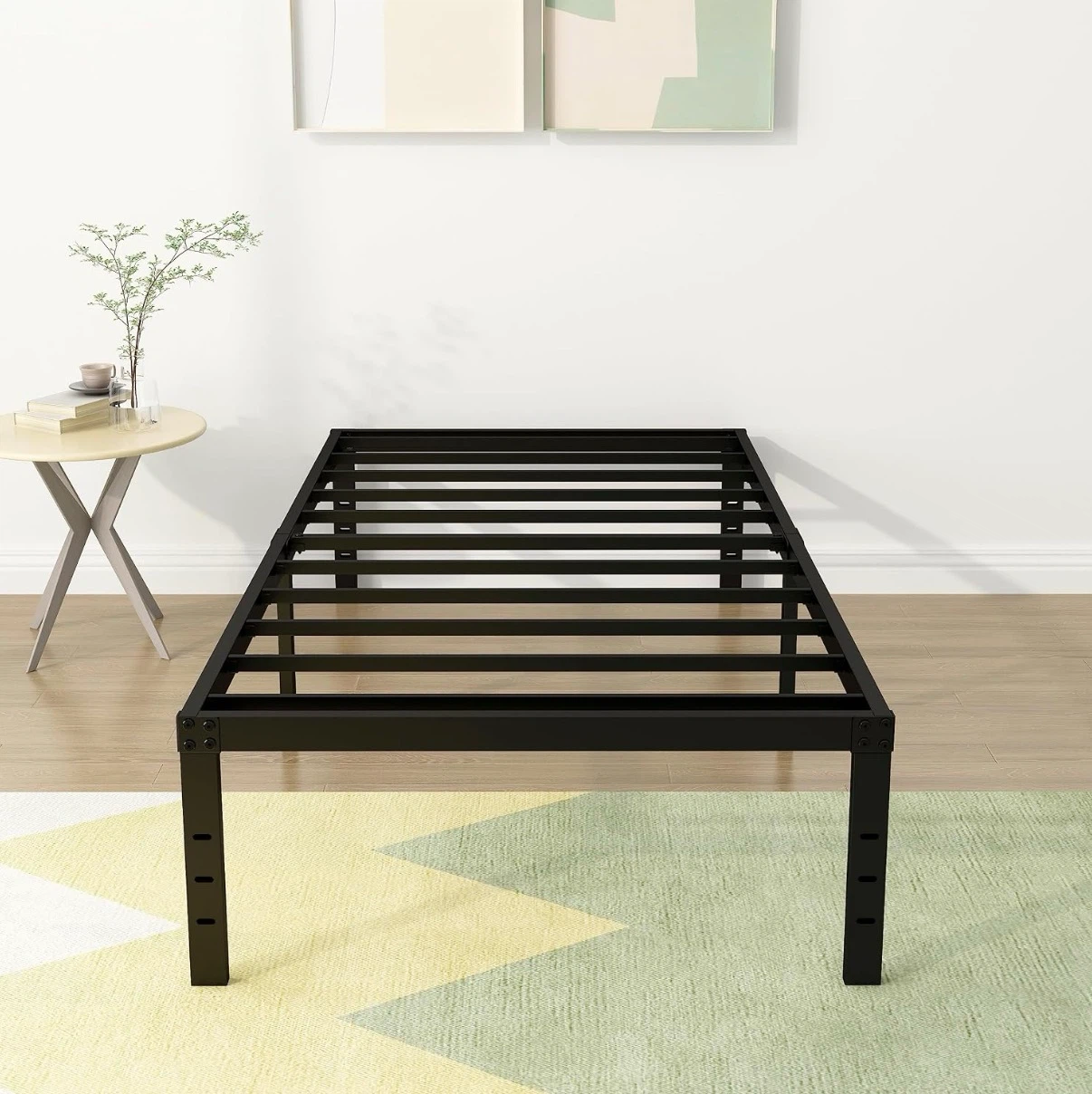 Zinus Twin Mattress and Metal Bed Frame - photo 2