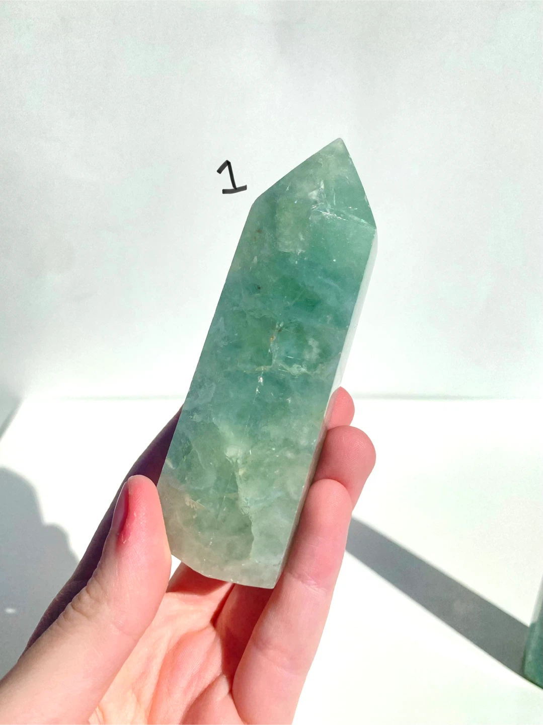 Green fluorite Towers - photo 2