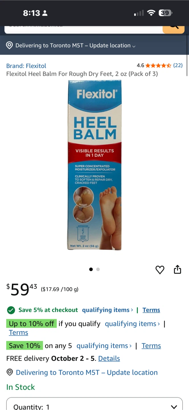 Flexitol Heel Magic Stick