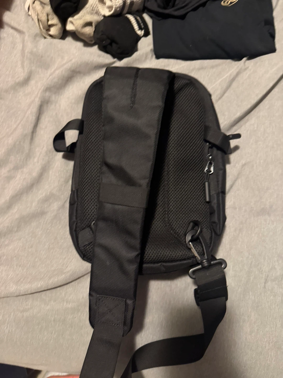 Sharper Image Black Sling Backpack