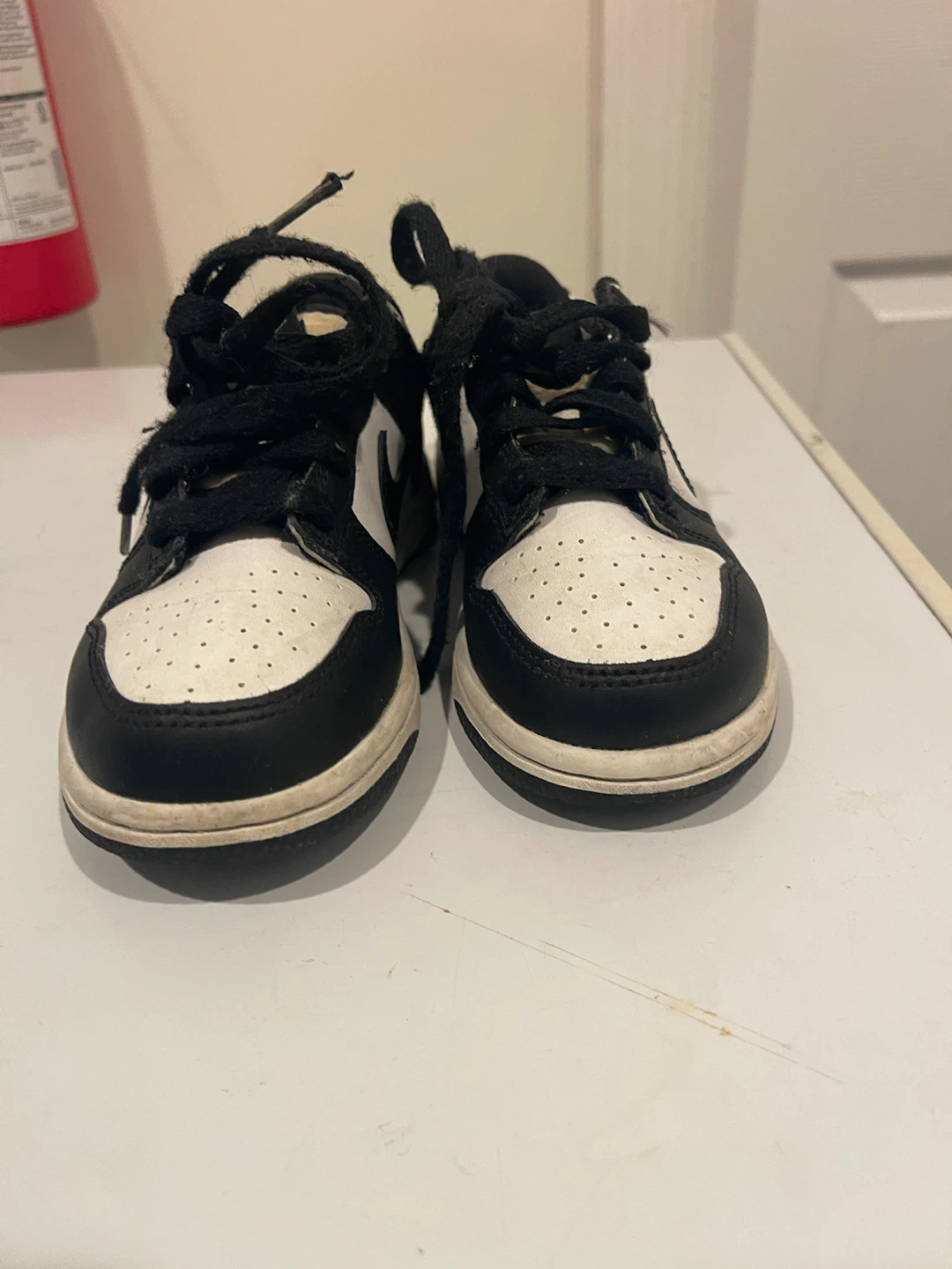 Nike Dunk Low Black and White Kids Shoes - photo 2