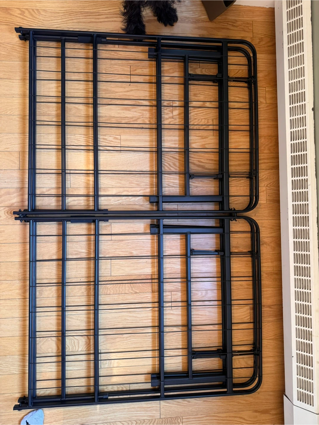 Queen Size Mattress (Like NEW!) + Foldable Steel Bed Frame - photo 5