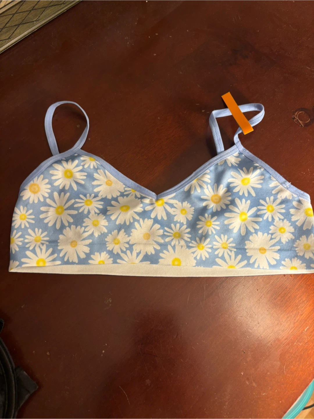 Never Worn Daisy Print Bralette