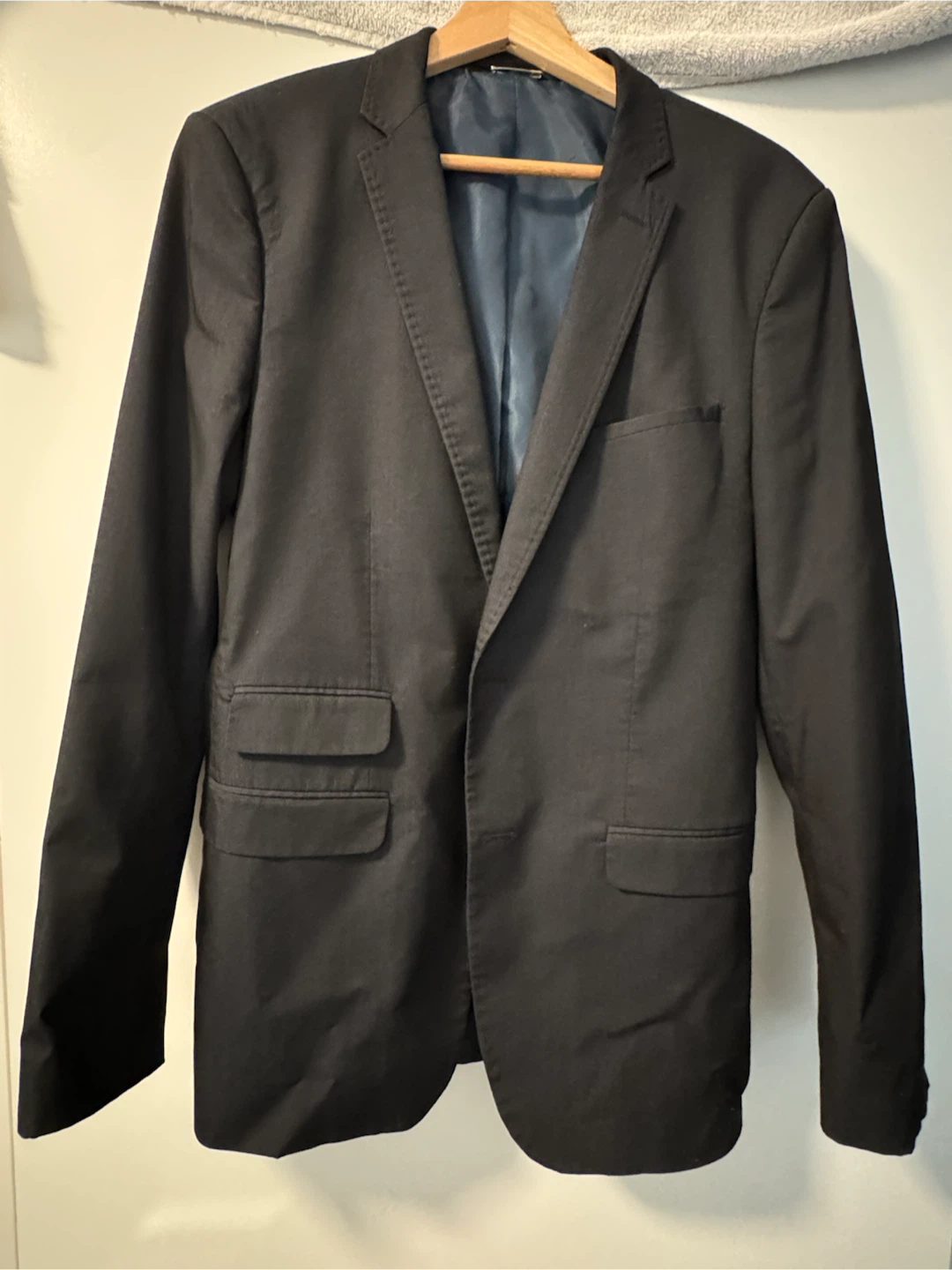 Zara Man Slim Fit Blazer Black
