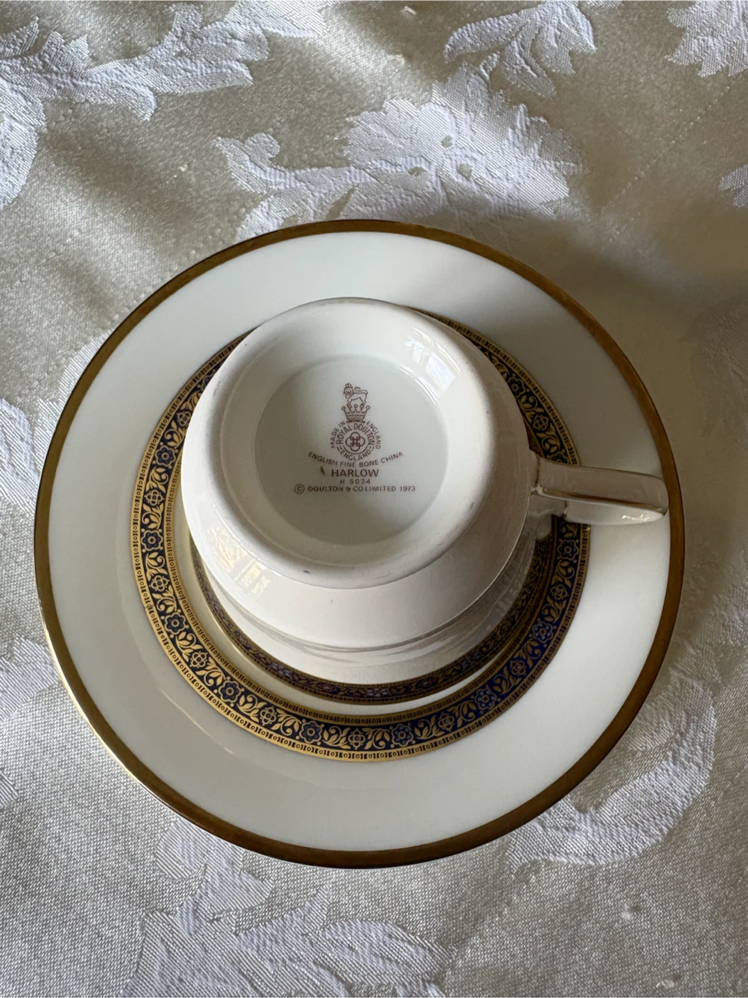 Royal Doulton Harlow Tea Cups and Saucers - photo 5