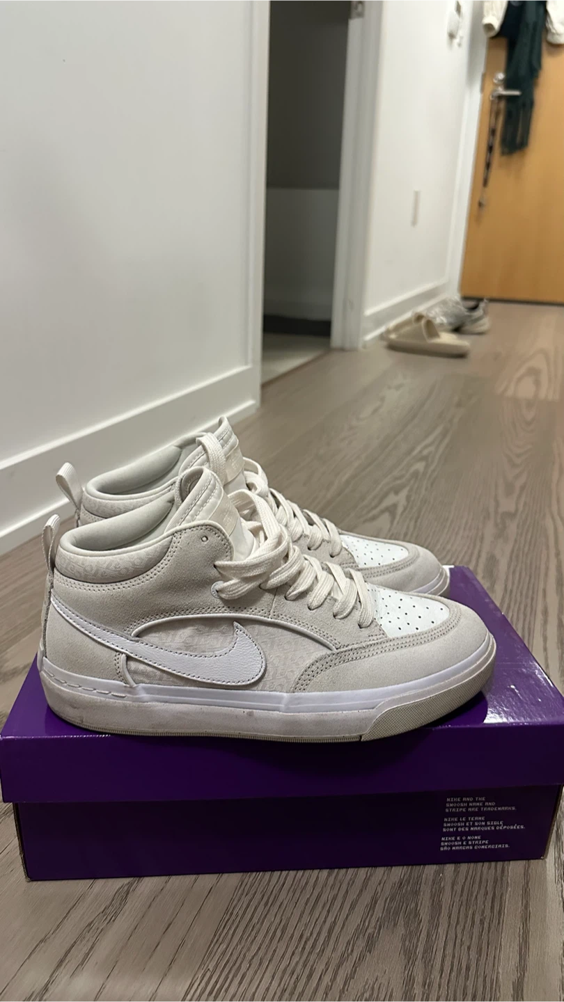 Nike SB React Leo Phantom White Sneakers