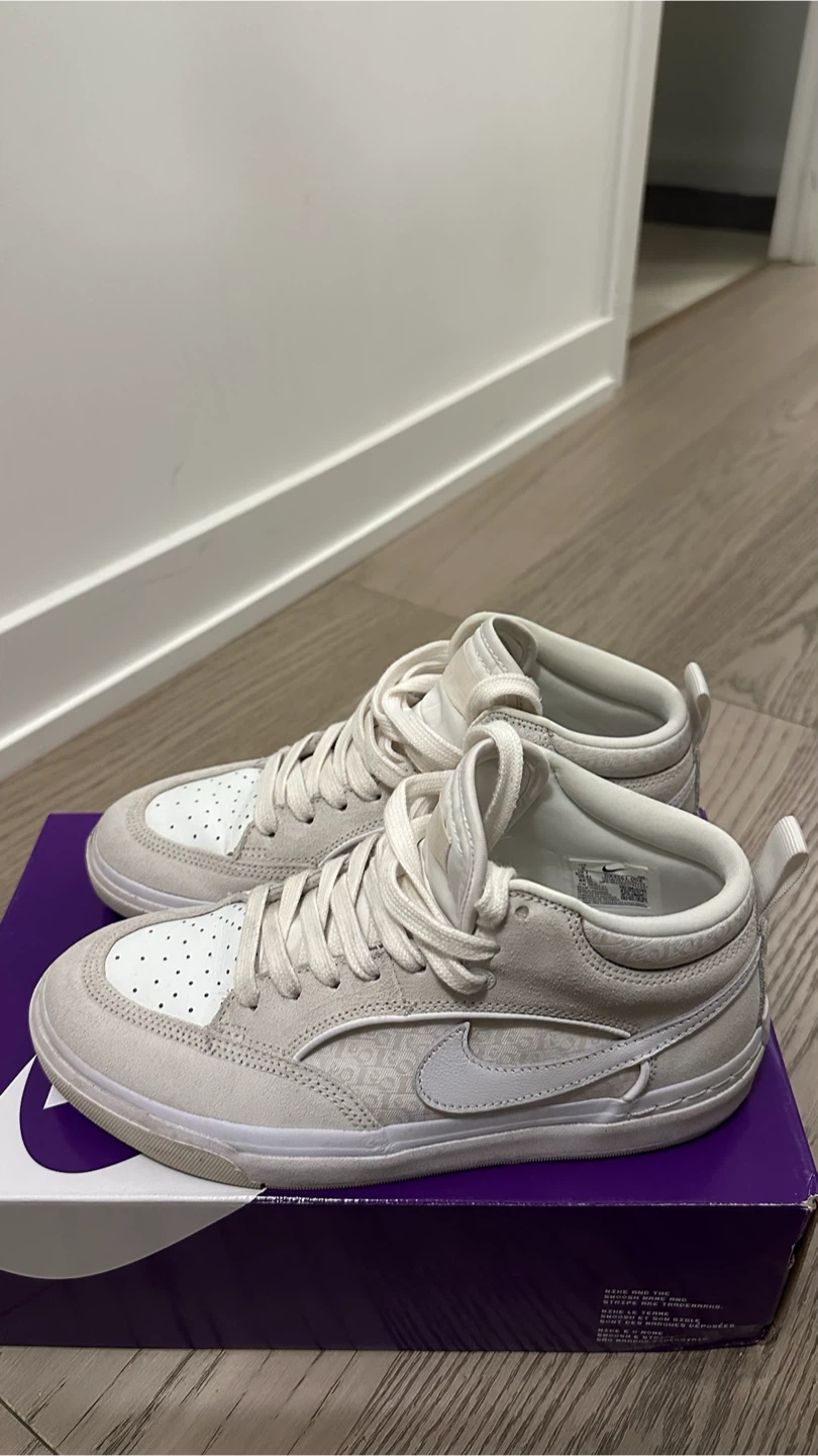 Nike SB React Leo Phantom White Sneakers - photo 2