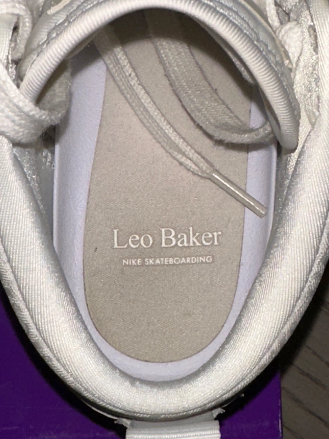 Nike SB React Leo Phantom White Sneakers - photo 3