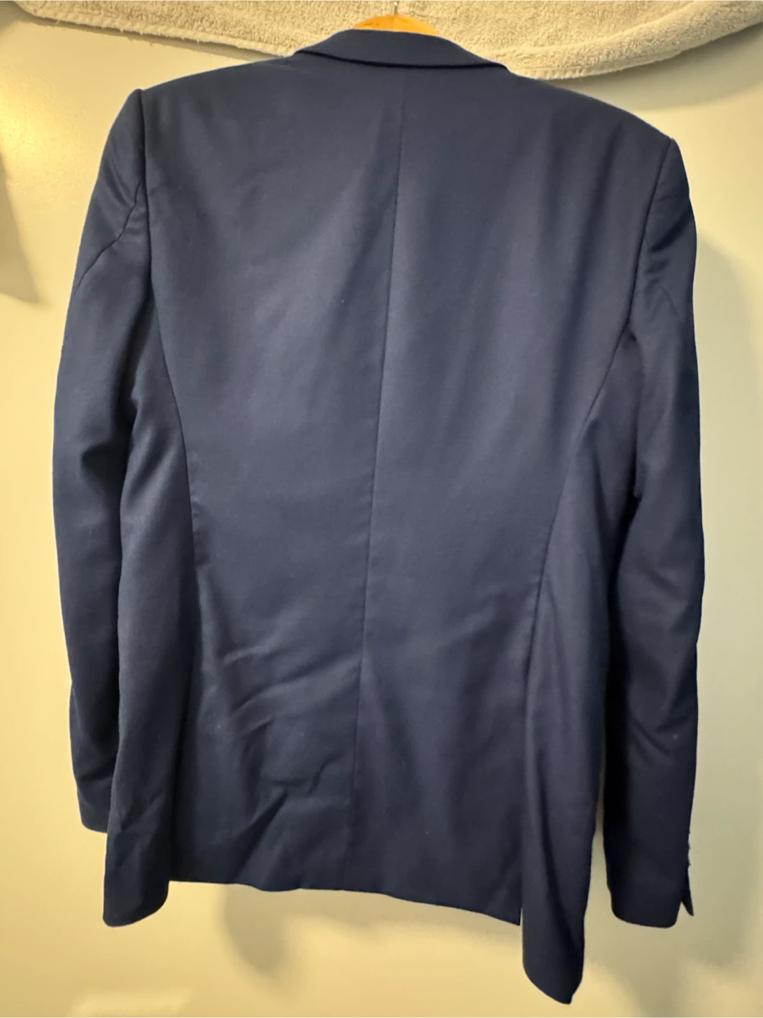 Zara Man Slim Fit Navy Blazer - photo 2