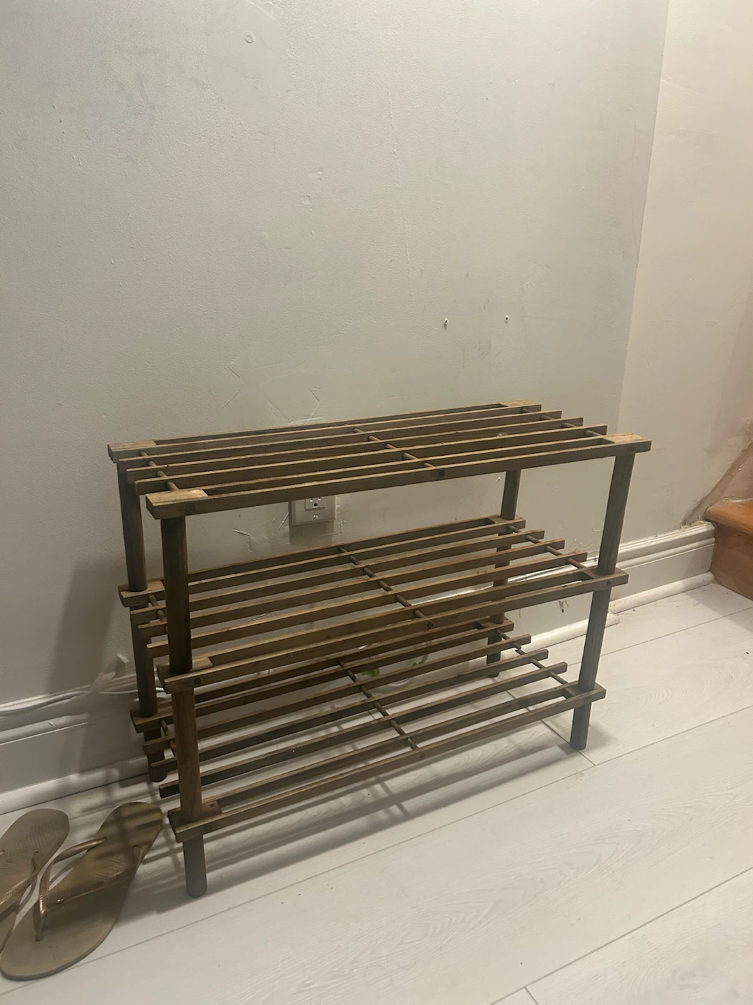 Three-Tier Wooden Shoe Rack - photo 2