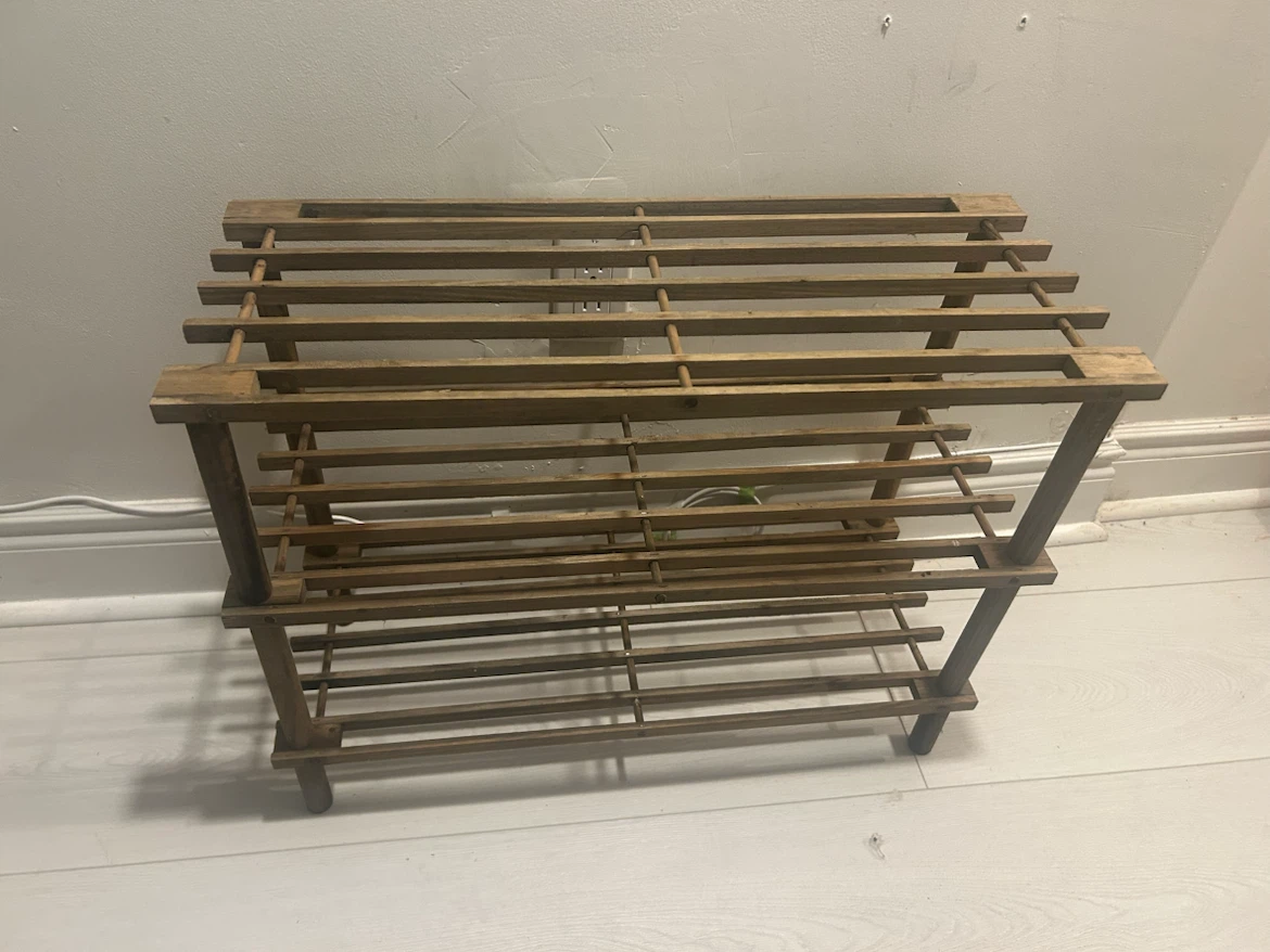 Three-Tier Wooden Shoe Rack - photo 3