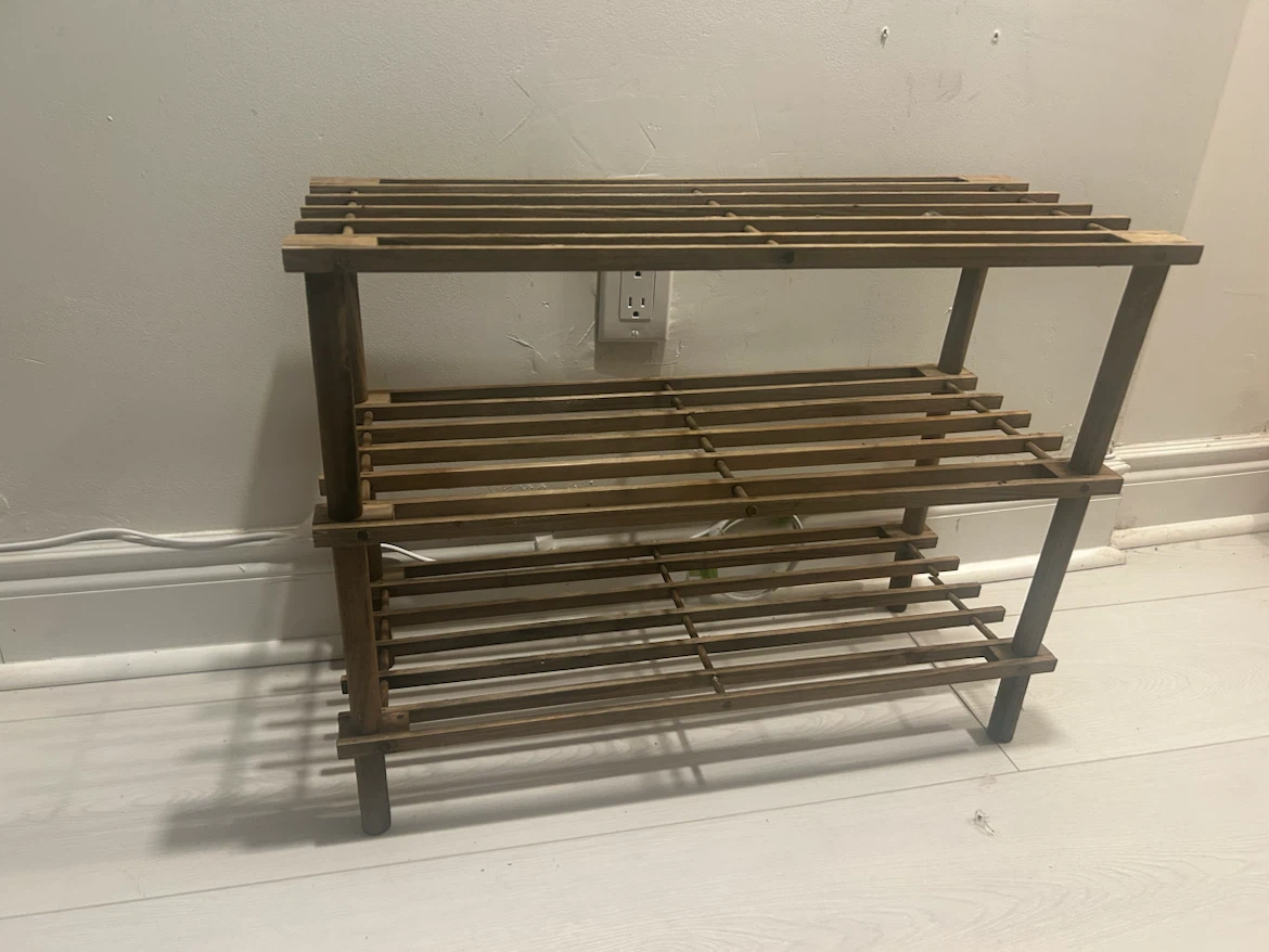 Three-Tier Wooden Shoe Rack - photo 4